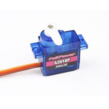 Fullpower Micro servo analogico A2018P - 1,8 kg/cm -  0,09 sec/60gradi (6V)